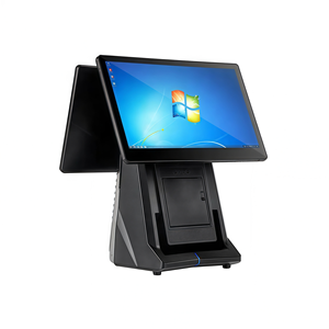 POS de pantalla dual de 15,6 "para punto de venta de tienda I5 8gen Pos como <span class=keywords><strong>Mc</strong></span> Donald Wifi All Pos Machine - Product Image 1