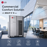 Climatiseur central modulaire LG MULTI V 5 MVS VRF à ailettes noires anti-corrosion pour bureau, hôtel, centre commercial, bâtiment commercial