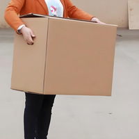 Emballage Grande Boîte d'Expédition Solide Épaissie à Double Paroi 5 Plis Carton Ondulé Taille Personnalisée Boîte en Carton pour Déménagement