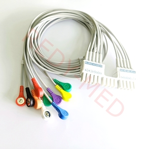 <span class=keywords><strong>ราคา</strong></span>โรงงานสาย EKG เข้ากันได้สําหรับ Mortara Burdick ELI 150C, ELI 230, ELI 250C, ELI 280, ELI 350 - Product Image 4