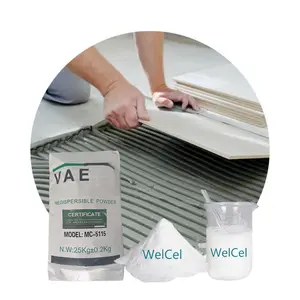 WelCel Ethylenvinyl Acetat Copolymer Vae wasserbasierte Emulsion klebender wieder-disperbierbarer Polymerpulver Rdp