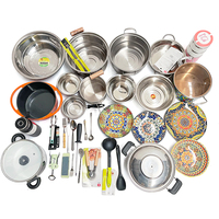 Produsen Peralatan Masak Grosir Set Panci Stainless Steel Dinding Tebal Perlengkapan Restoran B2B