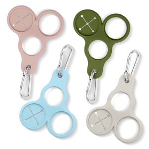 Portable Outdoor Silicone Water Bottle Holder with Carabiner and Novelty <b>Hook</b> for Backpack Belt or Towel - Product Image 2
