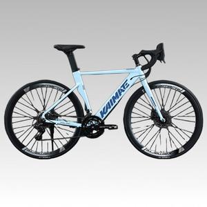 Vélo de route 700c à freins à disque en alliage d'aluminium, prix bas, ultra léger, super rapide, pour hommes, femmes et adultes - Product Image 4
