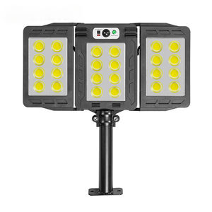 Réverbère <span class=keywords><strong>solaire</strong></span> à induction applique murale de cour avec télécommande intelligente éclairage mural extérieur, rue de décrochage de nuit - Product Image 6