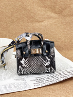 Porte-monnaie de luxe en cuir PU, porte-clés unisexe, mini portefeuille avec motif de dessin animé pour clés de voiture, vente en gros