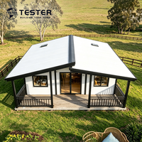 Maison préfabriquée en acier de luxe, extensible et préconçue, 20ft 30ft 40ft, cabine conteneur pliable, maison personnalisée pour l'Australie