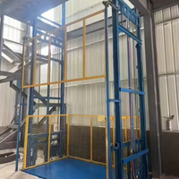 Monte-charge hydraulique à rail pour entrepôt, plateforme verticale de transport de marchandises pour entrepôt