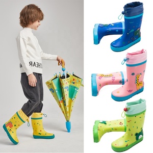 <span class=keywords><strong>Bottes</strong></span> <span class=keywords><strong>de</strong></span> <span class=keywords><strong>pluie</strong></span> imperméables en caoutchouc pour enfants à la mode personnalisée Cartoon pour enfants - Product Image 6