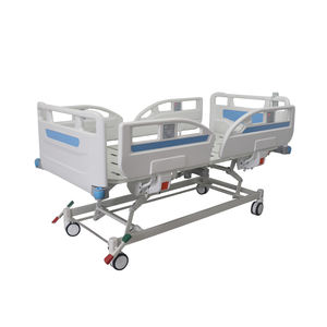 Lit d'hôpital électrique ORP à 5 fonctions avec barrières latérales en ABS, lit de soins intensifs multifonctionnel réglable pour clinique - Product Image 3