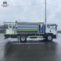 Camion de suppression de poussière diesel HEAVSTY neuf, automatique, 11 m³, canon à brouillard 60 m, châssis haute pression, véhicule de pulvérisation minier, 105 km/h