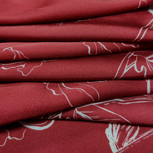 Polyester Spandex <strong>Satin</strong> Fabric <strong>Elastic</strong> Stretch Printed Breathable Lightweight Anti Static for Wedding Dresses - Product Image 2