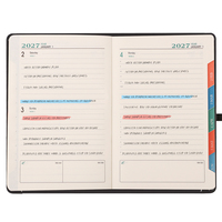 Libreta Personalizada de Cuero PU A5 con Tapa Dura Elástica, Libreta de Notas para Negocios, Oficina, Reuniones, Diario A5, Logotipo Personalizado
