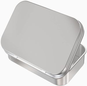 <b>Box</b> Jewelry Metal case <b>Small</b> Gift <b>Box</b> <b>Small</b> Rectangular Hinged Tin <b>Box</b> - Product Image 4