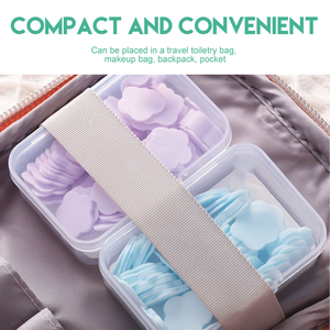 Savon en papier personnalisé avec logo, vente en gros, savon en papier parfumé jetable portable, mini savon en papier pour les <span class=keywords><strong>mains</strong></span>, feuilles de savon en papier de voyage - Product Image 4