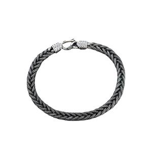 Commercio all'ingrosso 6mm S925 braccialetto in argento Sterling per gli uomini e le donne Vintage moda retrò Vajra Fox catena gioielli per il regalo - Product Image 6