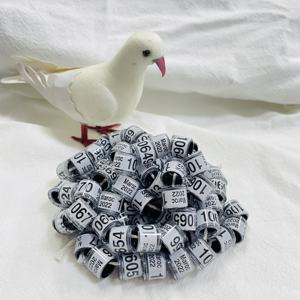 Bagues d'oiseaux FCI, en plastique et en aluminium, <span class=keywords><strong>pour</strong></span> Pigeons, vente en gros/<span class=keywords><strong>2022</strong></span> - Product Image 4