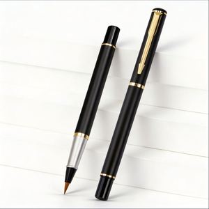 Soft-tip Luxury Metal Fountain <b>Pens</b> Wholesale Men's Calligraphy Practice Fountain <b>Pen</b> Signature <b>Pens</b> with Custom logo for Gifts - Product Image 1