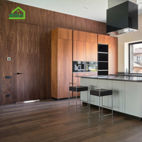 Charnières de porte de chambre à coucher en bois invisibles modernes, charnières cachées, cadre sans cadre, porte intérieure invisible
