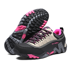 <span class=keywords><strong>Bottes</strong></span> de randonnée pour hommes en cuir véritable imperméables de haute qualité, légères, antidérapantes, avec semelle EVA thermique pour l'automne et le printemps - Product Image 5