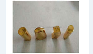 ชุดเชคเกอร์เกลือและพริกไทยสองชั้นโลหะเงินพร้อมกระจกสำเร็จรูปสำหรับเก็บเครื่องครัวและอุปกรณ์บนโต๊ะอาหาร - Product Image 2