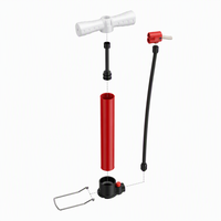 Mini pompe à air portable pour vélo, avec poignée en T, flexible, haute pression, pliable, multi-usage, pour VTT, vélo de route et vélo de ville