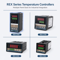 Pengontrol Suhu Digital PID XRKC REX-C100 48*48 K M*DA/V*DA ODM/OEM Termostat Cerdas Industri untuk Mesin Pengemasan