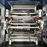 Machine d'impression flexographique entièrement automatique à alimentation par rouleaux, 4 ou 6 couleurs, type empilable, pour l'impression de films d'emballage souples en plastique