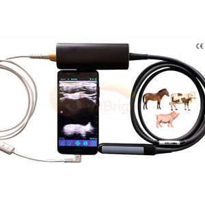 Équipement vétérinaire Sonde à ultrasons Doppler de couleur linéaire rectale USB animal grossesse précoce - Product Image 1