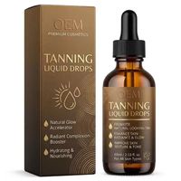 Gouttes autobronzantes Natural Glow 60ml, booster d'éclat du teint, hydratant, pour tous types de peau