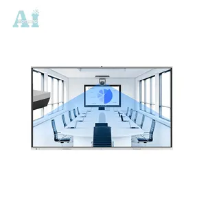 AImenpad Tableau blanc interactif de 98 pouces avec écran tactile infrarouge 4K 4mm Ant-Crack en verre trempé Tableau électronique intelligent Écran TV 4K