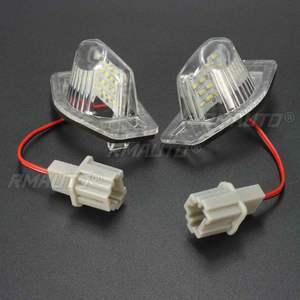 2 pièces - Plaques d'immatriculation LED sans erreur pour Honda CRV, Jazz, Crosstour, Odyssey, Stream, Freed, Logo, Insight, HRV, FRV - Product Image 2