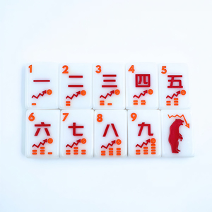 Juego de Mahjong Americano Personalizado de una Sola Capa, <span class=keywords><strong>Serie</strong></span> NYC Never Sleeps, 160 Fichas Acrílicas con Diseño de Lujo Pintado a Mano - Product Image 4
