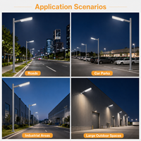 Lampadaire LED CE CB ErP IP65 IK08 150lm/W 24W-200W pour éclairage routier extérieur