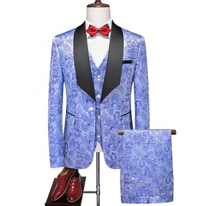 Costume 3 pièces slim fit à carreaux <span class=keywords><strong>pour</strong></span> <span class=keywords><strong>homme</strong></span> 2026 – Ensemble blazer et pantalon décontracté chic <span class=keywords><strong>pour</strong></span> <span class=keywords><strong>mariage</strong></span>, bal de promo, bureau et soirées - Product Image 5