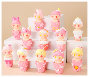 Botellas de Resina para Comida y Bebida, Taza Rosa con Diseño de Flor de Cerezo, Adorno para Casa de Muñecas, Miniatura de Café, Personaje de Dibujos Animados, Juguete Pequeño para Niños - Product Image 3