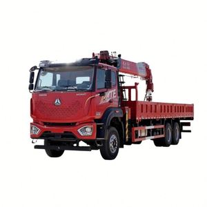 Grúa Sinotruk Ho Wo 6x4 de 12T de Bajo Costo con Brazo de 4 Secciones para Elevación de Árboles en Jardinería y Paisajismo - Product Image 1