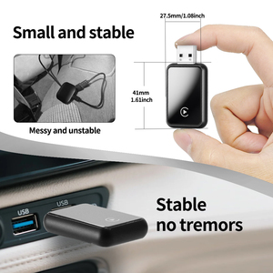 Grandnavi Carplay sans fil portable Android Auto Dongle <span class=keywords><strong>google</strong></span> Maps Commande vocale pour Carplay filaire d'origine à Carplay sans fil - Product Image 3