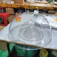 Grandes sphères en plastique, dômes de présentation en plexiglas, objets artisanaux en plastique