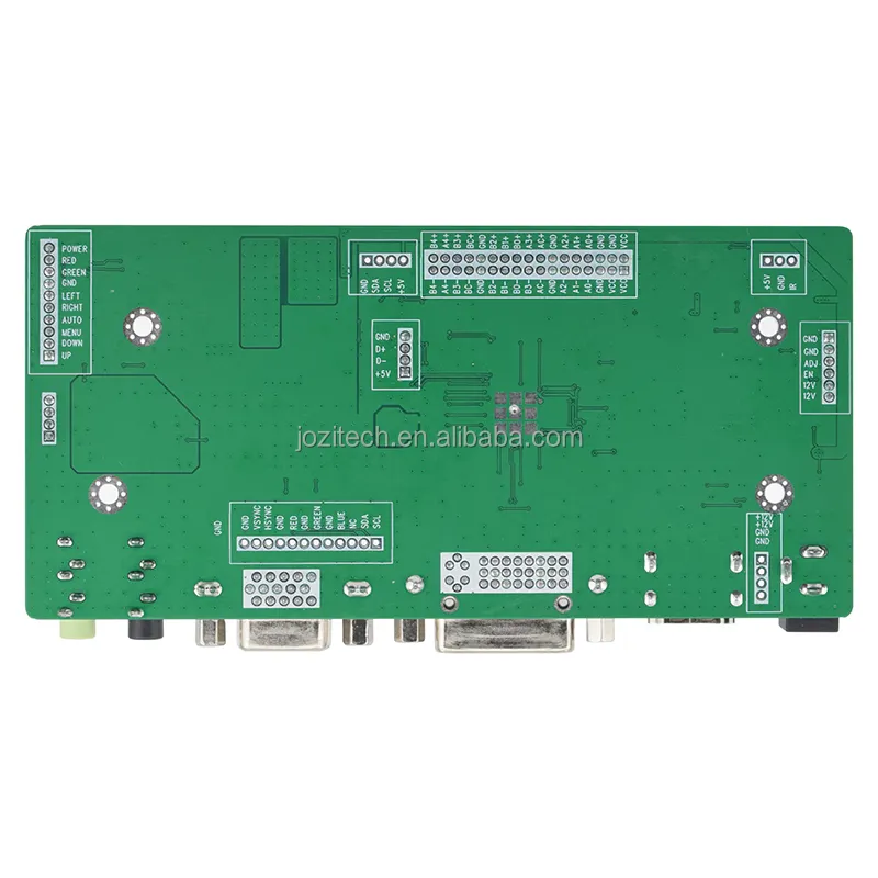 JozitechのZY-S10BA01 V1.0は、LVDSからHD-MI VGA DVI入力までのユニバーサルLCDコントローラーボードです。最大1920x1200をサポートします。