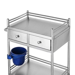 Chariot de rangement pour équipement médical, chariot de pansement en acier inoxydable, vente chaude - Product Image 4