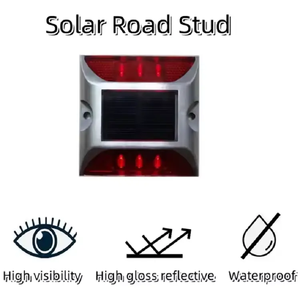 Marqueur routier <span class=keywords><strong>solaire</strong></span> LED réfléchissant en aluminium <span class=keywords><strong>de</strong></span> haute <span class=keywords><strong>qualité</strong></span> pour allée, type œil <span class=keywords><strong>de</strong></span> chat - Product Image 6