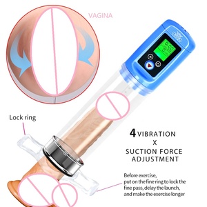 Pompe à vide pour agrandissement du pénis avec écran LCD rechargeable par USB, jouets sexuels pour hommes - Product Image 3