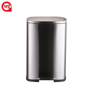 مرحاض حديث فاخر من الفولاذ المقاوم للصدأ 5 لتر 12 لتر 20 لتر 30 لتر 50 لتر ، فندق مكتب ، مطبخ كبير 13 غالون مع غطاء - Product Image 5