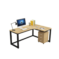 Escritorio de Computadora en Forma de L para Oficina Individual, con Gabinete de Almacenamiento Móvil, Muebles para Estudio en Casa, Venta al Por Mayor