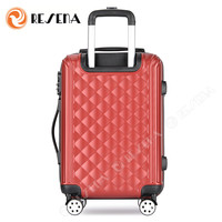 Valise à roulettes Resenna PC avec roues pivotantes ABS, serrure, compartiment extensible réduisant la charge - Sac de voyage décontracté