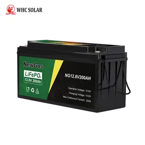 12V 100Ah 200Ah 300Ah Lead Acid Battery Replacement 24V Solar Lifepo4 Lithium Battery