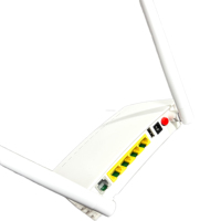 Modem Router Fiber Optik GM220 XPON GPON EPON 1GE+3FE+1TEL+1USB+WIFI 2.4G ONU/ONT FTTH Siap Pakai Plastik Putih