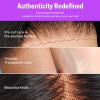 Perruque Lace Front Wig HD transparente, cheveux humains bouclés, cheveux humains ondulés, 13x4, 13x6, pre-plucked, pour femmes