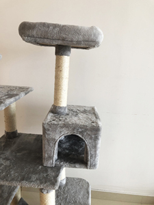 De Lujo GATO ENORME árbol pared con <span class=keywords><strong>hamaca</strong></span> <span class=keywords><strong>grande</strong></span> gato Condo torre con rascador de Sisal Post - Product Image 6
